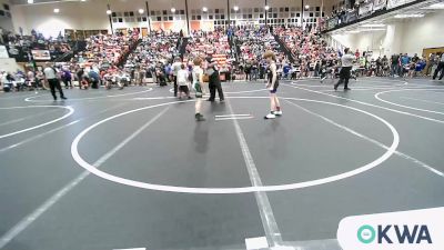 70 lbs Consi Of 8 #2 - Sam Shyers, Miami Takedown Club vs Hunter Gipson, Brushy Wrestling Club