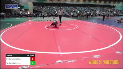 100 lbs Quarterfinal - Evan Baranowski, Victory Wrestling Club,wa vs Will Davidson, Smash Mouth Wrestling