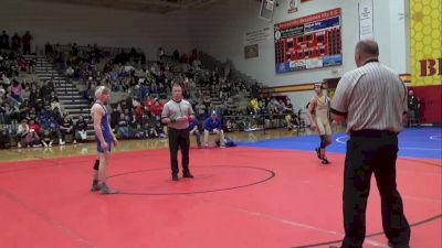 126 lbs 1st Place Match - Ryan Avalos, Perrysburg vs Braeden Davis, Dundee