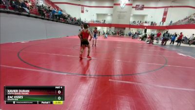 113 lbs Semifinal - Xavier Duran, South Grand Prairie vs Zac Esses, Grapevine