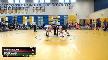 160 lbs Semifinals (8 Team) - Bryan Malara, Ft Pierce Central vs Gunner Holland, Osceola (Kissimmee)