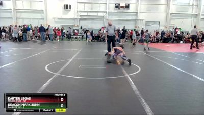 56 lbs Round 2 (6 Team) - Karter Legas, Roughhouse vs Deacon Markijohn, Rambler WC
