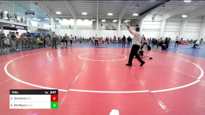 74 lbs Consi Of 4 - Emilio Santana, BTS Providence vs Evan McMann, Smitty's Wrestling Barn