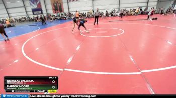 92 lbs Rd# 1 9:00am Friday - Maddox Moore, Oklahoma Outlaws Red vs Nickolas Valencia, Team New Mexico