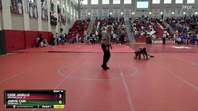 120 lbs Quarters & Wb (16 Team) - Jarvis Cain, Sparkman vs Cade Jagello, Vestavia Hills