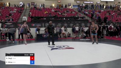 74 kg Cons 32 #1 - Sean Degl, Journeymen Wrestling Club vs Zander Silva, New Jersey