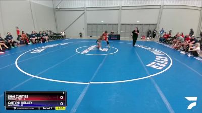 122 lbs Quarters & 1st Wb (16 Team) - Shai Curtiss, Michigan Red vs Caitlyn Kelley, Wisconsin