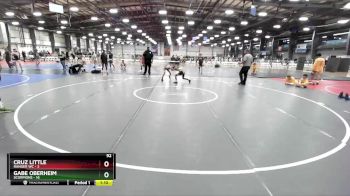 92 lbs Rd# 10- 4:00pm Saturday Final Pool - Cruz Little, Ranger WC vs Gabe Oberheim, Scorpions