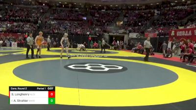 D2-175 lbs Cons. Round 2 - Aden Strahler, Warren vs Sam Longhenry, New Lexington