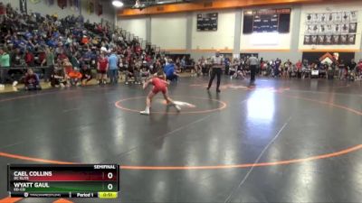 69 lbs Semifinal - Wyatt Gaul, Ed-Co vs Cael Collins, DC Elite