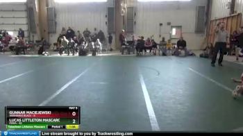 110 lbs Round 2 (4 Team) - Lucas Littleton Mascaro, POWA vs Gunnar Maciejewski, Warhawks Black