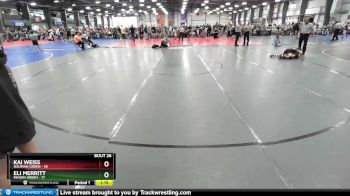 76 lbs Rd# 10- 4:00pm Saturday Final Pool - Kai Weiss, Nauman Green vs Eli Merritt, Minion Green