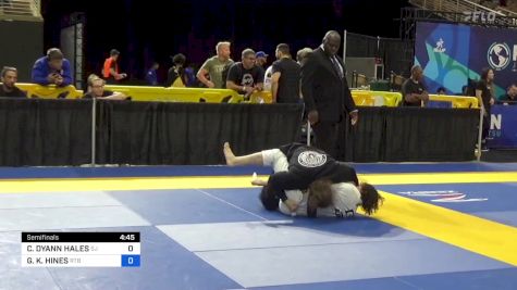 CYNTHIA DYANN HALES vs GINGER K. HINES 2024 Pan Jiu Jitsu IBJJF Championship