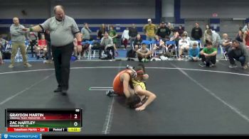 88 lbs Finals (2 Team) - Zac Hartley, Ranger WC vs Graydon Martin, Virginia Team Predator