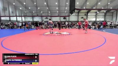 190 lbs Cons. Round 4 - Elijah Fleck, WA vs Joseph Gutierrez, OR