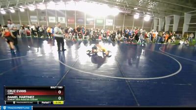 78 lbs Quarterfinal - Cruz Evans, COWA vs Daniel Martinez, Sunkist Kids Monster Garage