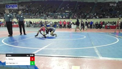 101 lbs Consi Of 8 #1 - Lucky Vang, Tulsa Union vs Azreal Fierros, Clinton, Ok