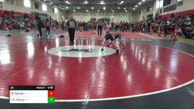 82 lbs Cons. Round 3 - Keaton Henry, Immortal Athletics WC vs Breezy Garner, Albert Lea