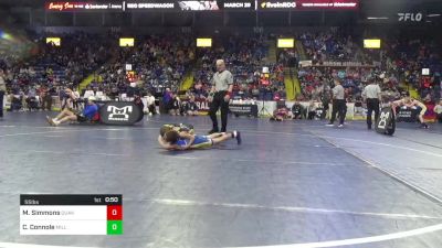 55 lbs Consy 1 - Maurice Simmons, Quaker Valley vs Conan Connole, Millcreek