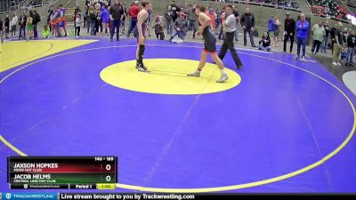 165 lbs Cons. Round 2 - Jaxson Hopkes, MOOK MAT CLUB vs Jacob Helms, Central Linn Mat Club