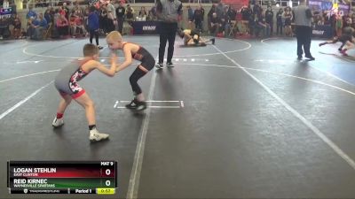 60 lbs Cons. Round 1 - Reid Kirnec, Waynesville Spartans vs Logan Stehlin, East Clinton