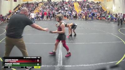 80 lbs Semifinal - Jadan Pagan, Mighty Warriors vs Parker Moore, Hard Rock