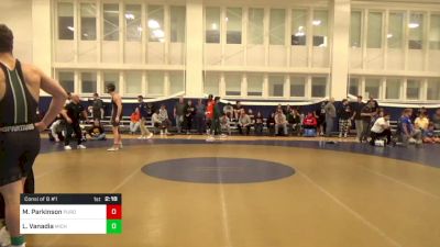 184 lbs Consi Of 8 #1 - Macartney Parkinson, Purdue vs Luke Vanadia, Michigan State