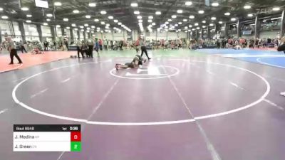 113 lbs Consi Of 32 #2 - Julian Medina, NY vs Johnny Green, OH