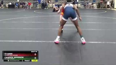 113 lbs Champ. Round 2 - Ty Hawk, Calvert Hall College vs Cameron Jefferson, St. Mary`s Ryken