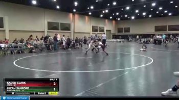 95 lbs Finals (2 Team) - Kaden Clark, AYWO vs Micah Sanford, Alabama Elite