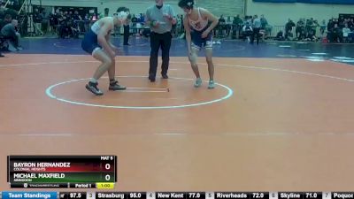 3 - 138 lbs Cons. Round 2 - Michael Maxfield, Abingdon vs Bayron Hernandez, Colonial Heights