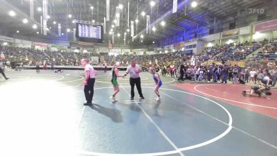 109 lbs Round Of 32 - Vivika Gilder, Redlands Middle School vs Temprence Douglas, Woodlawn Midde School