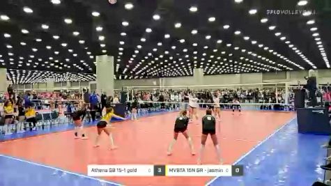 Athena GB 15-1 gold vs Academy - 2022 JVA World Challenge presented by Nike - Expo Only