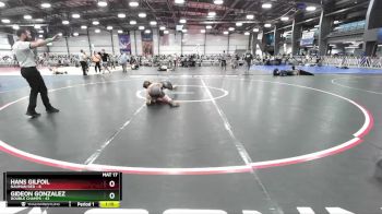 120 lbs Rd# 3 12:00pm Friday - Gideon Gonzalez, Double Champs vs Hans Gilfoil, Nauman Red