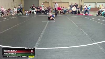 68 lbs Quarterfinal - Maverick Hood, Gulf Coast Wrestling vs Aviyahn Mills, Roundtree Wrestling Academy