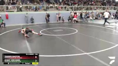 100 lbs Rr1 - Tanner Rhoton, Interior Grappling Academy vs Emery Kirchner, Marathon Wrestling Club