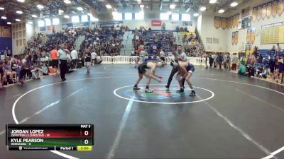 113 lbs Semifinals (8 Team) - Jordan Lopez, Zephyrhills Christian vs Kyle Pearson, Hernando