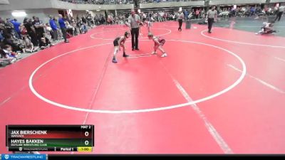 70 lbs Cons. Round 4 - Hayes Bakken, Outlaw Wrestling Club vs Jax Bierschenk, Wayzata