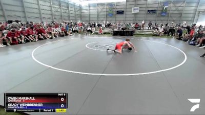 113 lbs Placement Matches (8 Team) - Owen Marshall, Washington vs Grady Weinbrenner, Minnesota Red