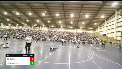 46 lbs Quarterfinal - Nicholas Harris, Sanderson Wrestling Academy vs Metz Cluff, Sons Of Atlas