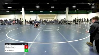 165 lbs Consi Of 64 #2 - Ian Sutherland, NY vs Kyle Jacobs, NY