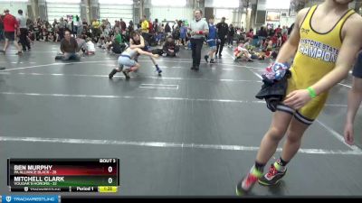 100 lbs Round 1 (6 Team) - Ben Murphy, PA Alliance Black vs Mitchell Clark, Vougar`s Honors