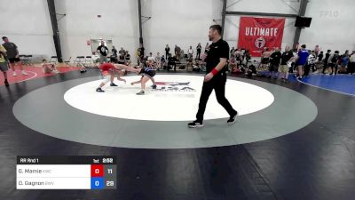 69 kg Rr Rnd 1 - Gage Mamie, Knights Wrestling Club vs Dylan Gagnon, Blue Wave 1