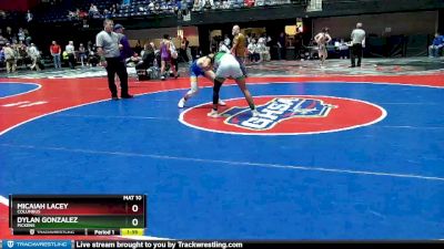 3A-126 lbs Quarterfinal - Dylan Gonzalez, Pickens vs Micaiah Lacey, Columbus