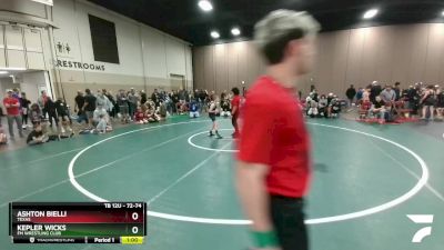 72-74 lbs Round 1 - Ashton Bielli, Texas vs Kepler Wicks, FM Wrestling Club