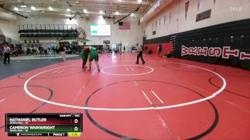 285 lbs 1st Place Match - Nathaniel Butler, Overland vs Cameron Wainwright, Overland