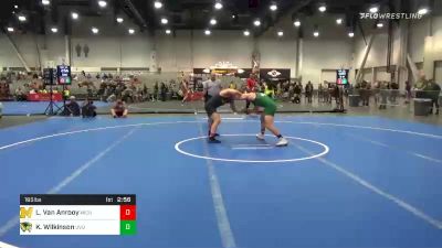 165 lbs Consolation - Layne Van Anrooy, Michigan vs Koy Wilkinson, Utah Valley