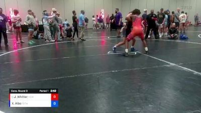 132 lbs Cons. Round 3 - Joshua Whitter, Youth Impact Center Wrestling Club vs Xavier Albo, Tampa Bay Tiger Wrestling