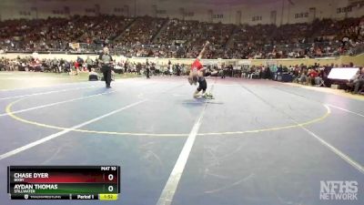 6A-106 lbs Quarterfinal - Chase Dyer, Bixby vs Aydan Thomas, Stillwater