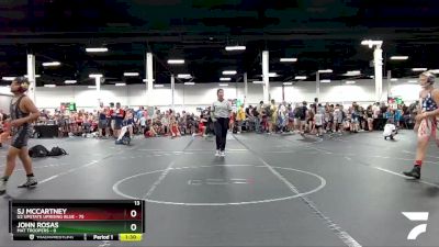 130 lbs Round 2 (8 Team) - SJ McCartney, U2 Upstate Uprising Blue vs John Rosas, Mat Troopers